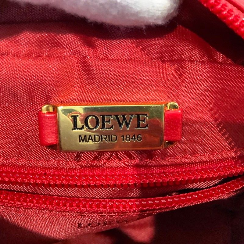 ロエベ LOEWE オールド ロエベ ヴィンテージ ミニショルダーバッグ レッド オーストリッチ ミニショルダー ポシェット【中古】KB-8390 -  メルカリ