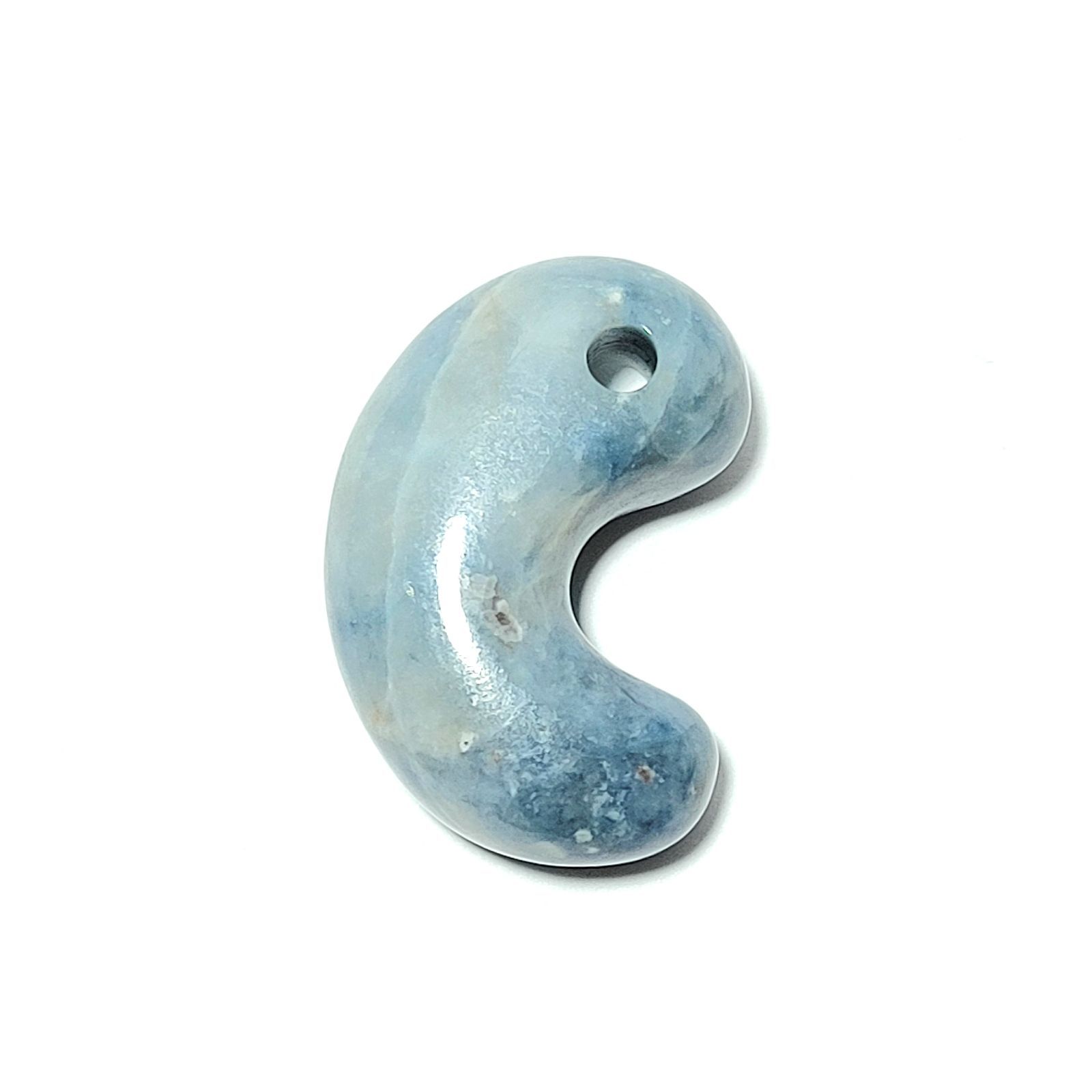 【セール】糸魚川翡翠　勾玉　入りコン沢 勾玉／青色（入コン沢）ヒスイ | 糸魚川翡翠工房こたき