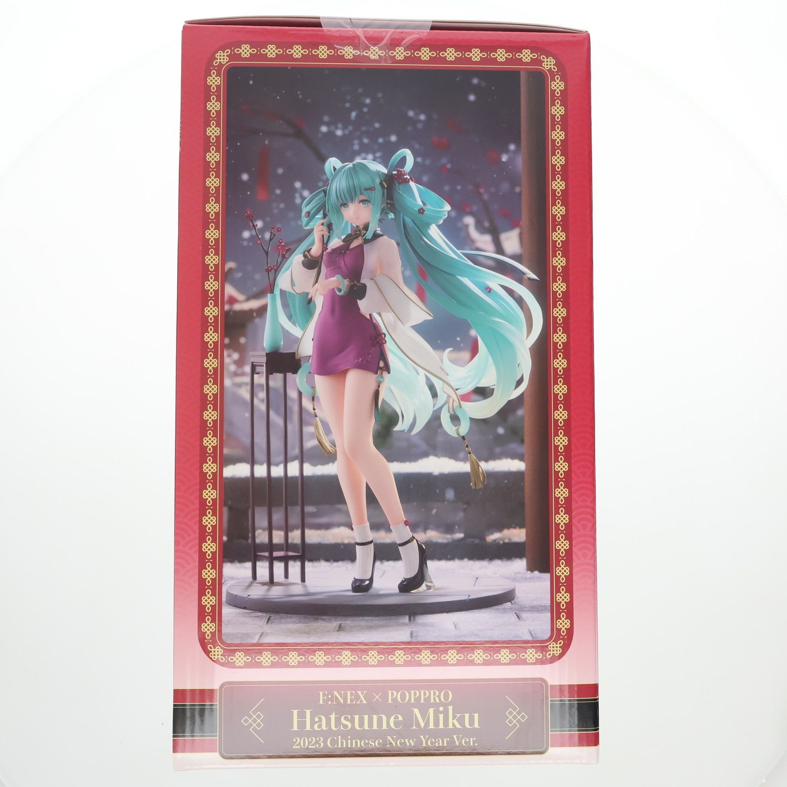 F:NEX限定 初音ミク 2023春節Ver. キャラクター・ボーカル・シリーズ01 初音ミク 1/7 完成品 フィギュア(AMU-FNX923) フリュー F:NEX × POPPRO】初音ミク 2022春節Ver. 1/7スケールフィギュア