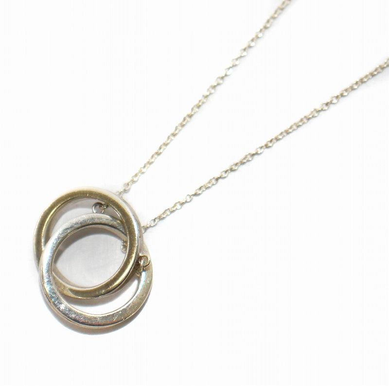 ◇ティファニー◇ 新品仕上済 1837 サークル Ag925 リング ネックレス ティファニー1837 サークル ネックレスシルバー