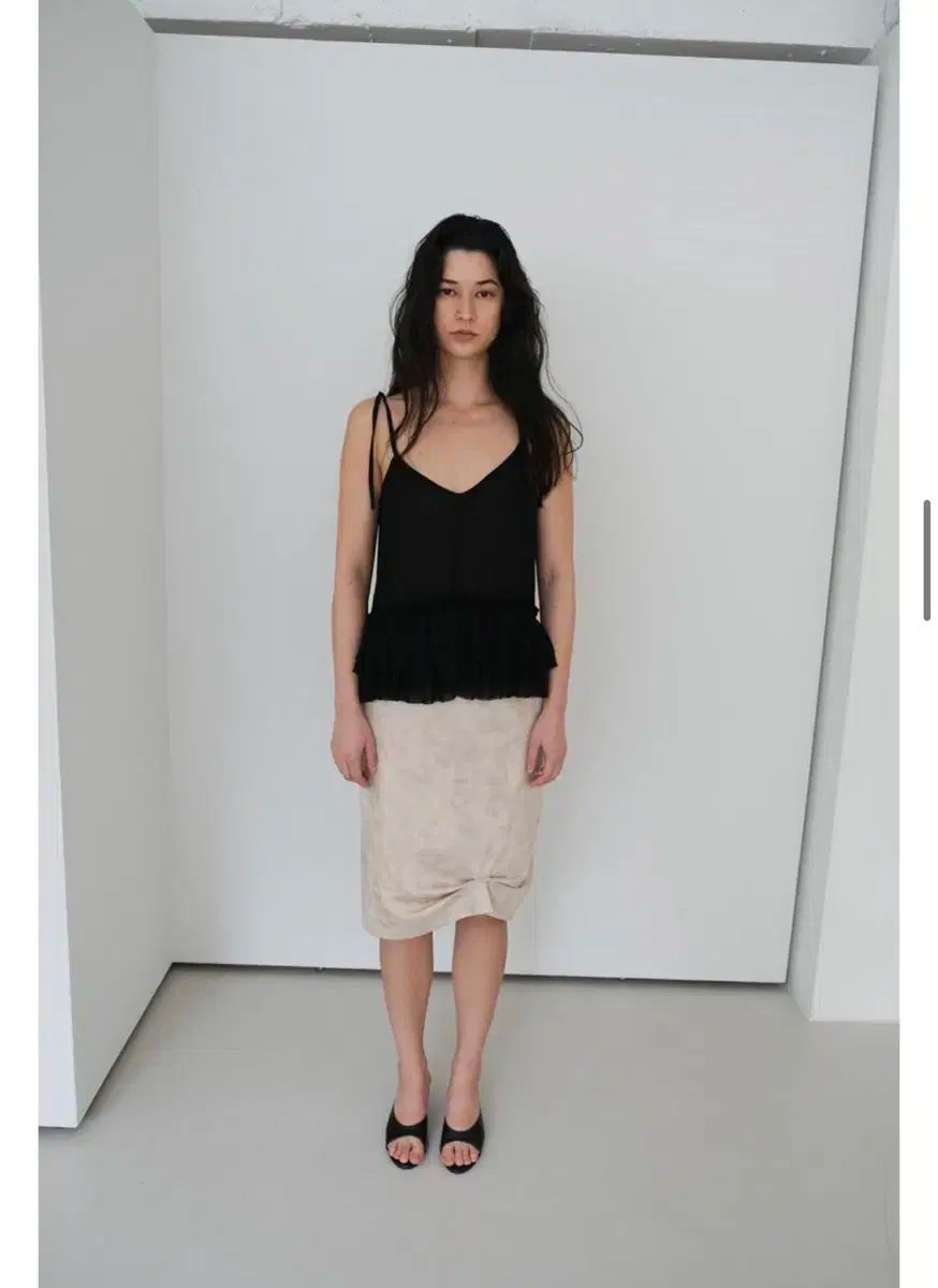 ハブビン ピンタックボリュームスカート SIROKUMA-CORPORATION_COM