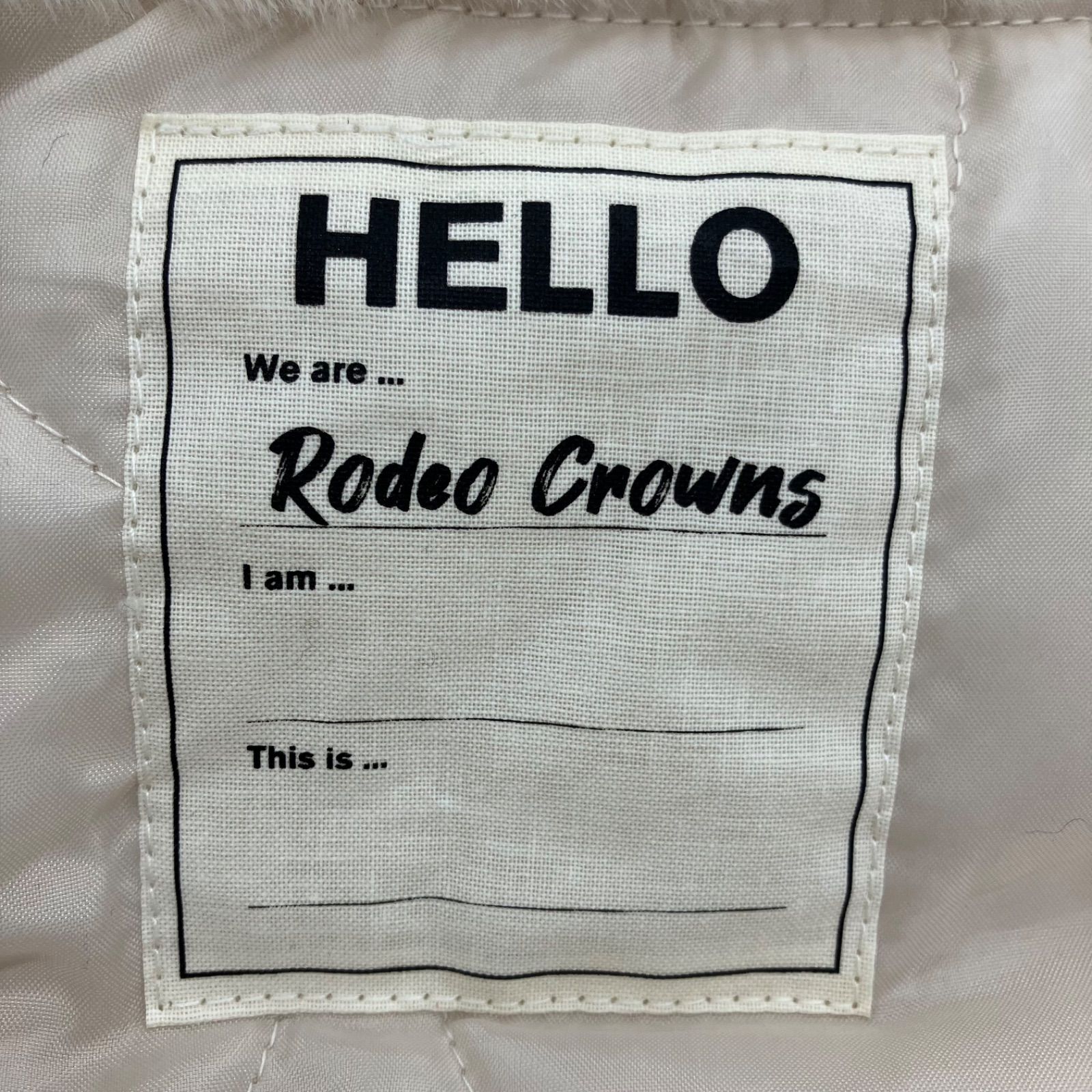 186004 RODEO CROWNS ロデオクラウンズ ミッキー コラボ ファー