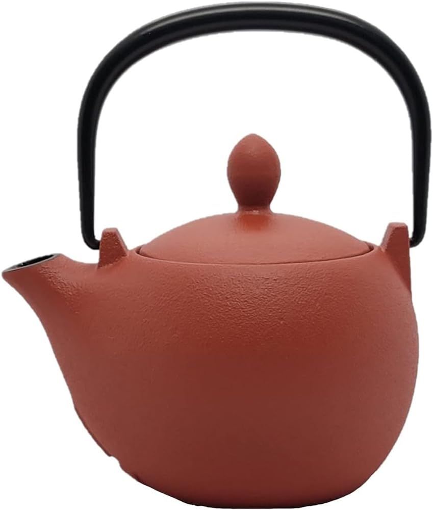 岩鋳 Iwachu 急須 マロン 艶消赤茶 0.3L 内面ホーロー 南部鉄器 12627 赤茶