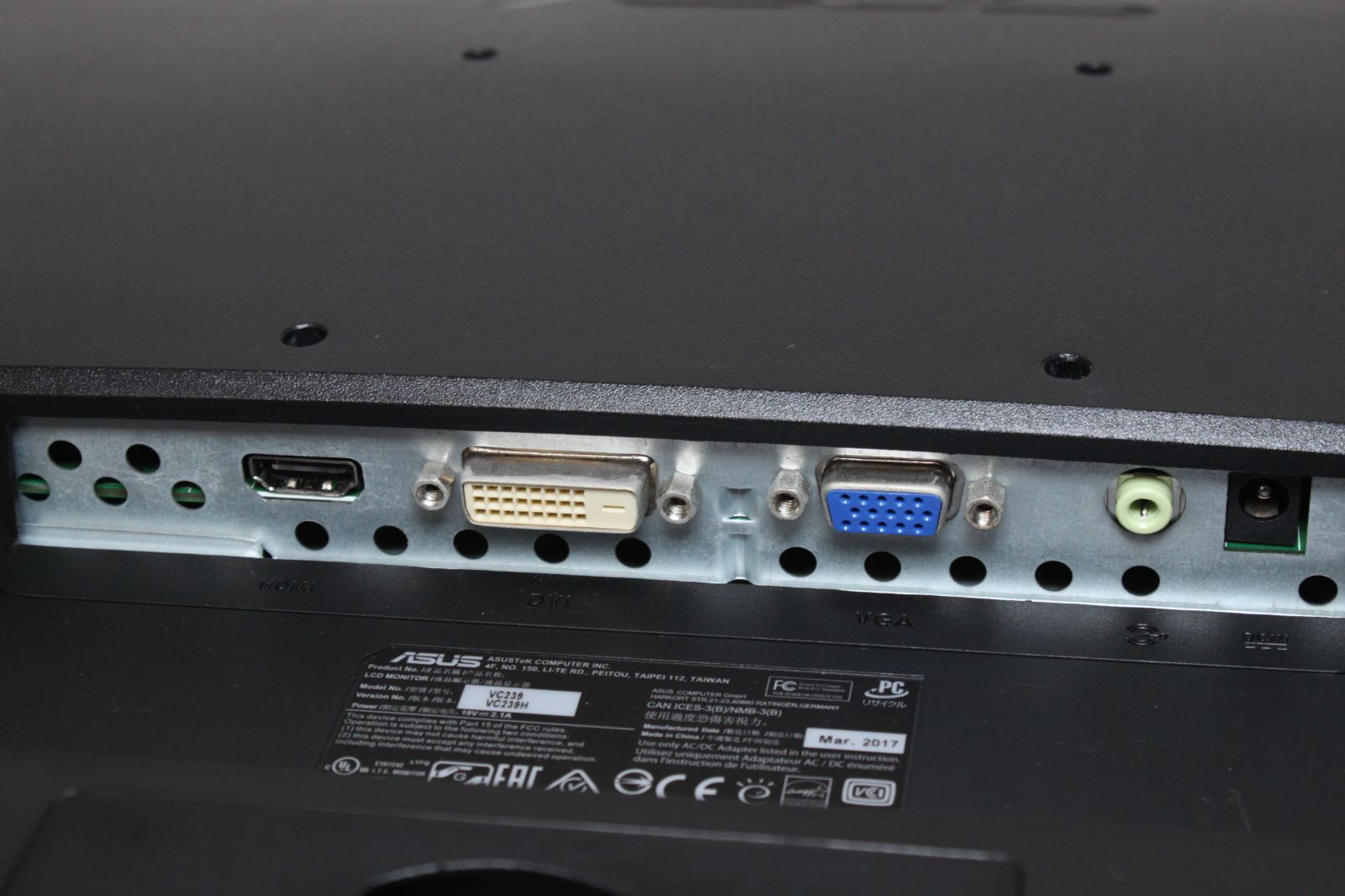 ASUS/フルHD液晶モニター/VC239H/23インチ ⑤ - メルカリ