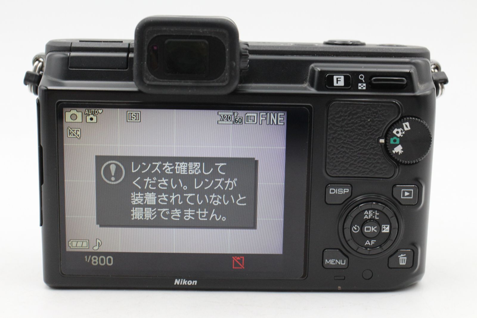 値下げ◇美品☆Nikon ニコン 1 V1 ボディブラック ##z13763 - メルカリ