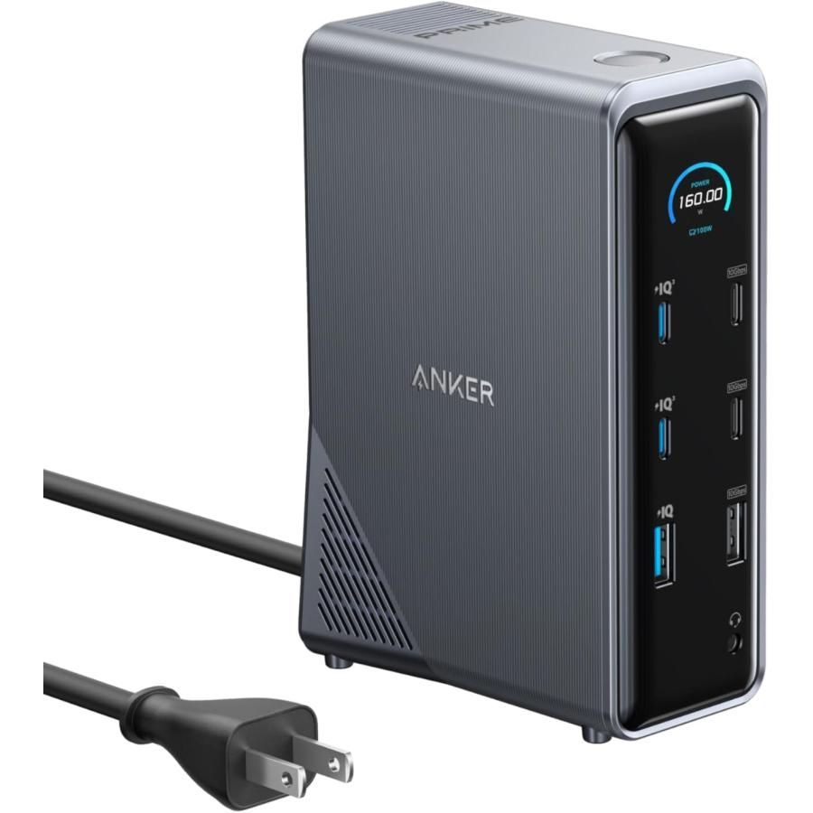 Anker Prime ドッキングステーション 14-in-1 Dual Display 160W USB PD最大100W出力対応USB-Cアップストリームポート 0件のレビュー