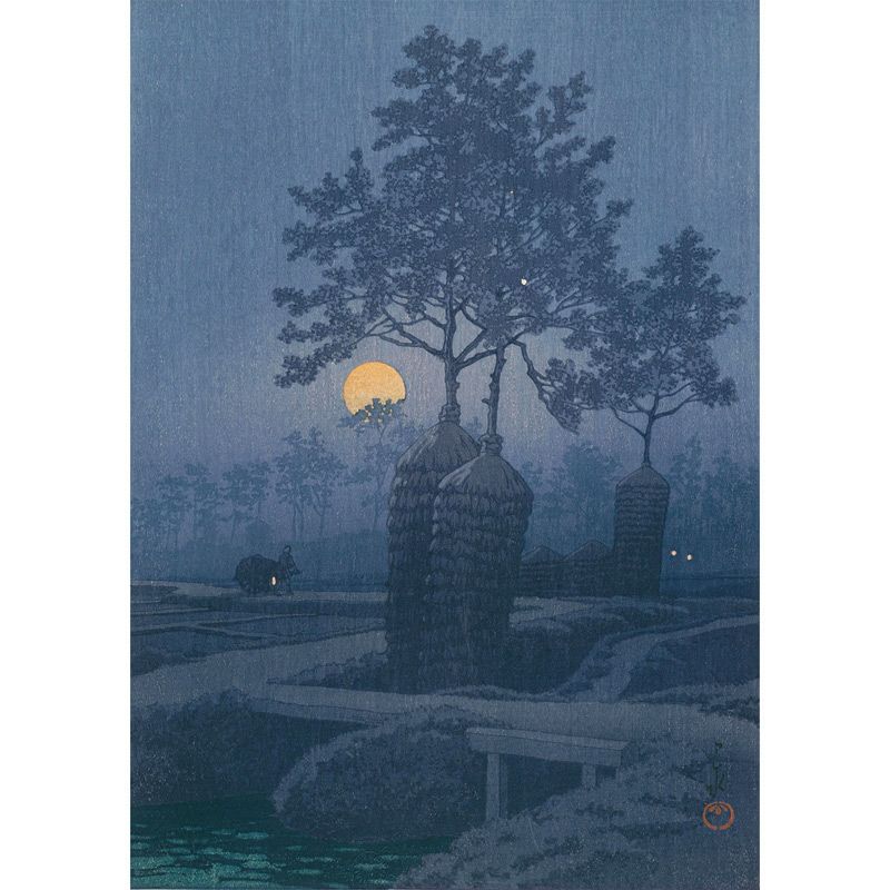 日本画 生首 A4サイズ A4サイズ 葛飾北斎 ポスター 花鳥図 朝顔に雨蛙 アートポスター