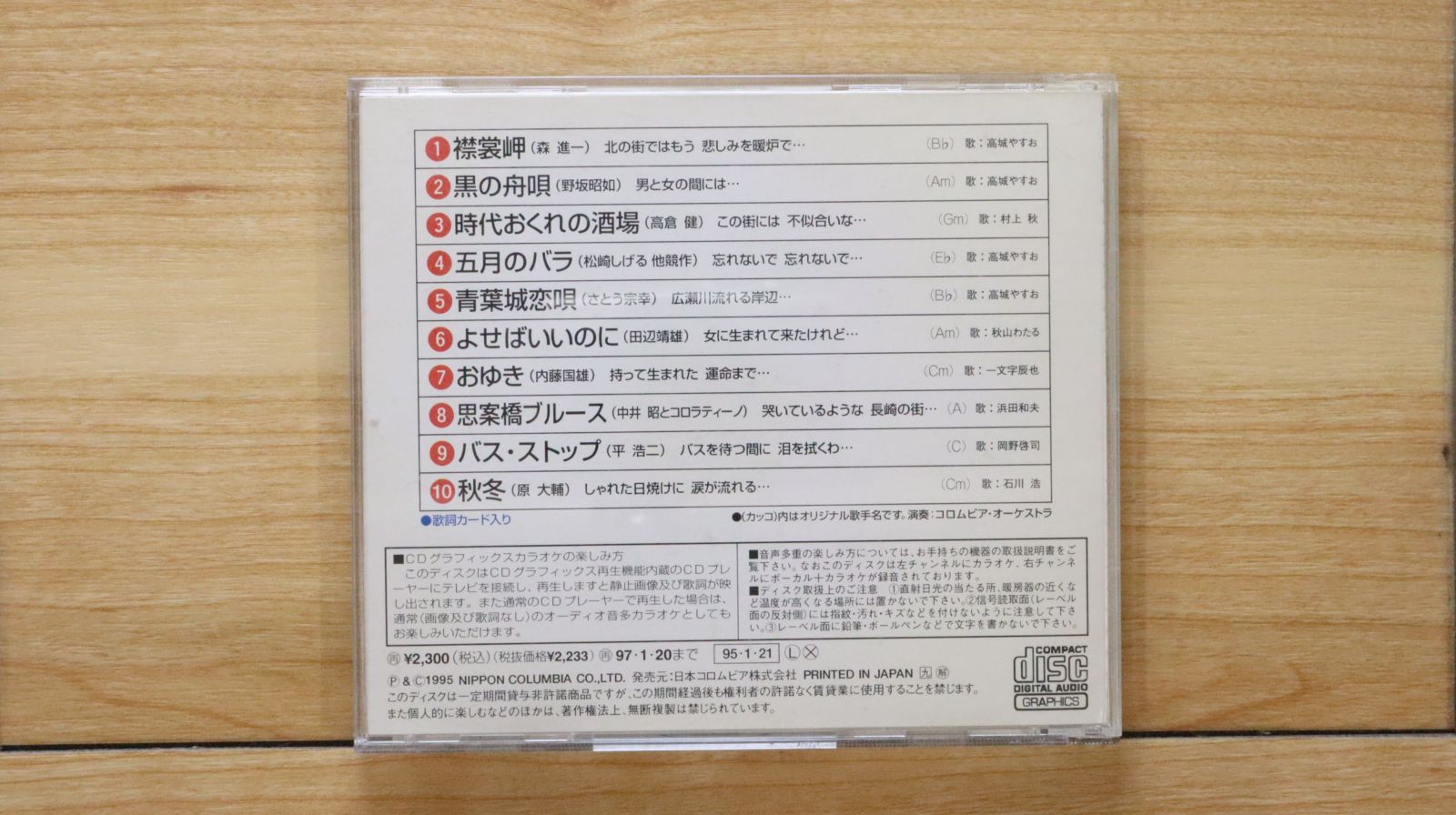 CD グラフィックス カラオケ 全41枚セット (未開封1枚有り) 中古CD☆カラオケCD/□ CDグラフィックスカラオケ121 音多ベスト