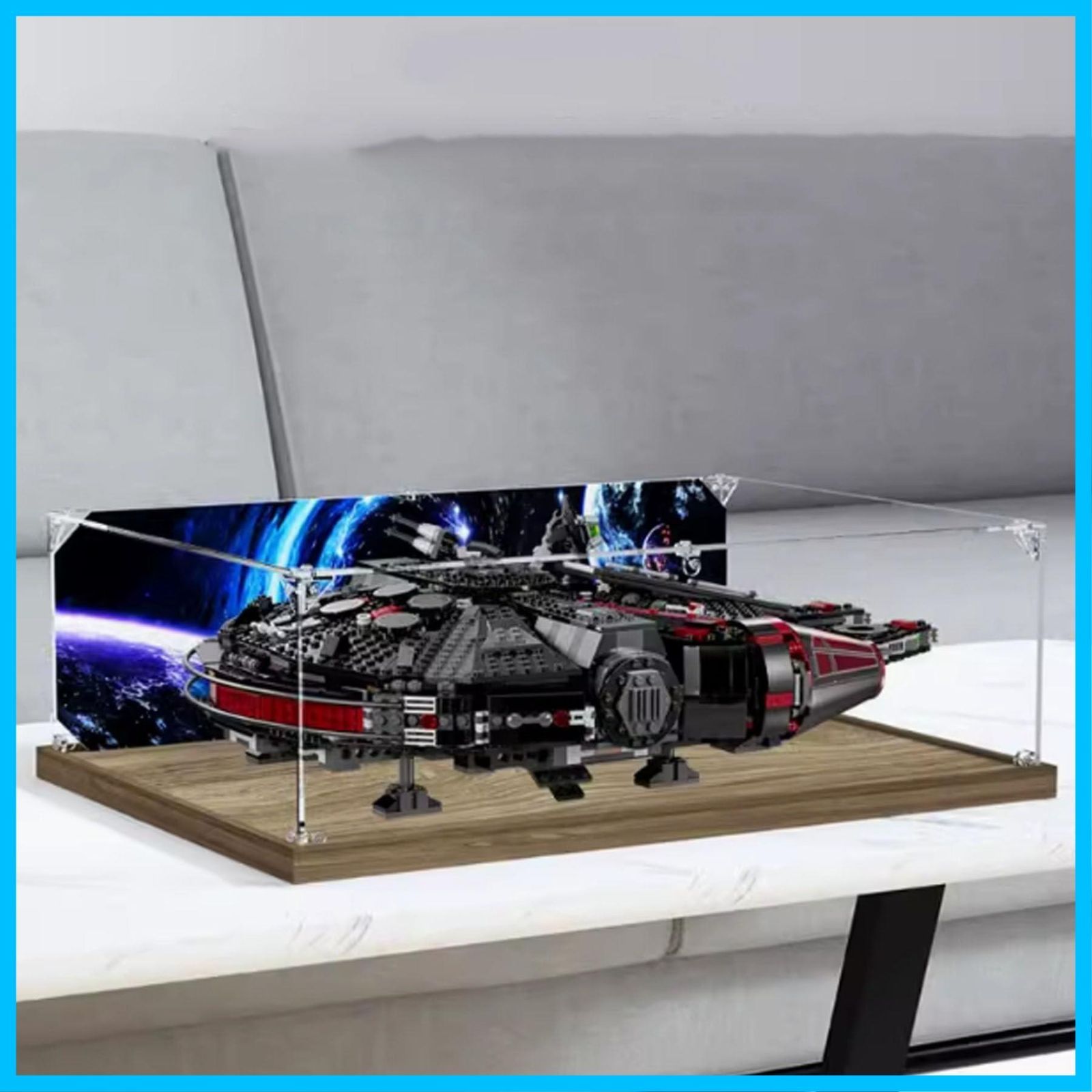 数量 レゴ75389ダークミレニアムファルコン防塵ディスプレイケース用透明アクリルディスプレイケース