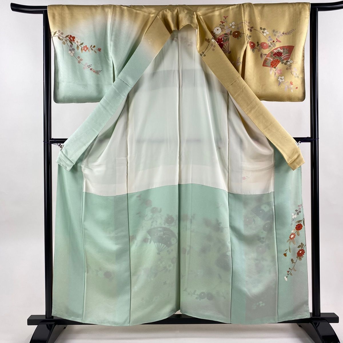 振袖 身丈165cm 裄丈66.5cm 正絹 美品 誓う 名品 【中古】 