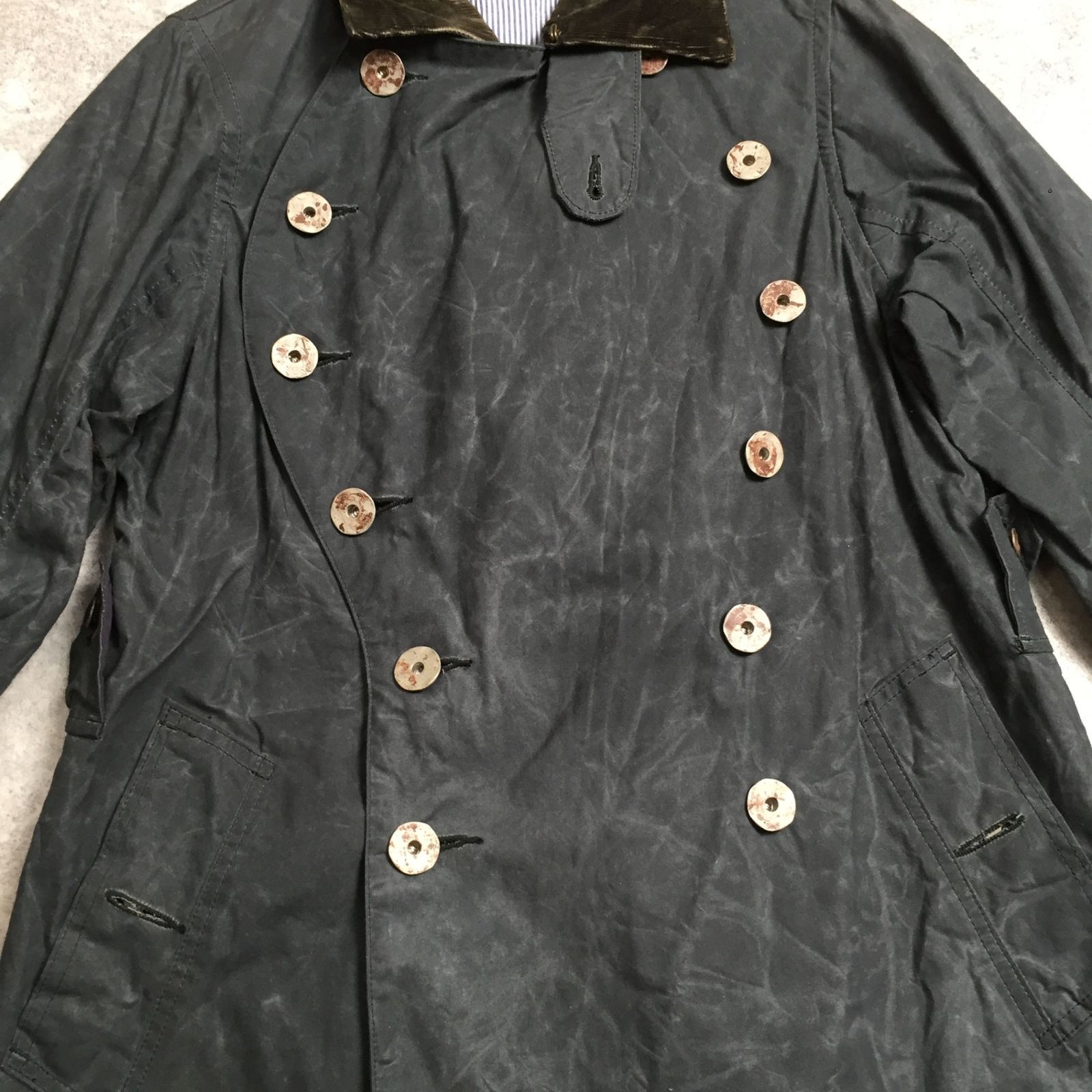 KAPITAL キャピタル オイルド モーターサイクル コート フランス軍