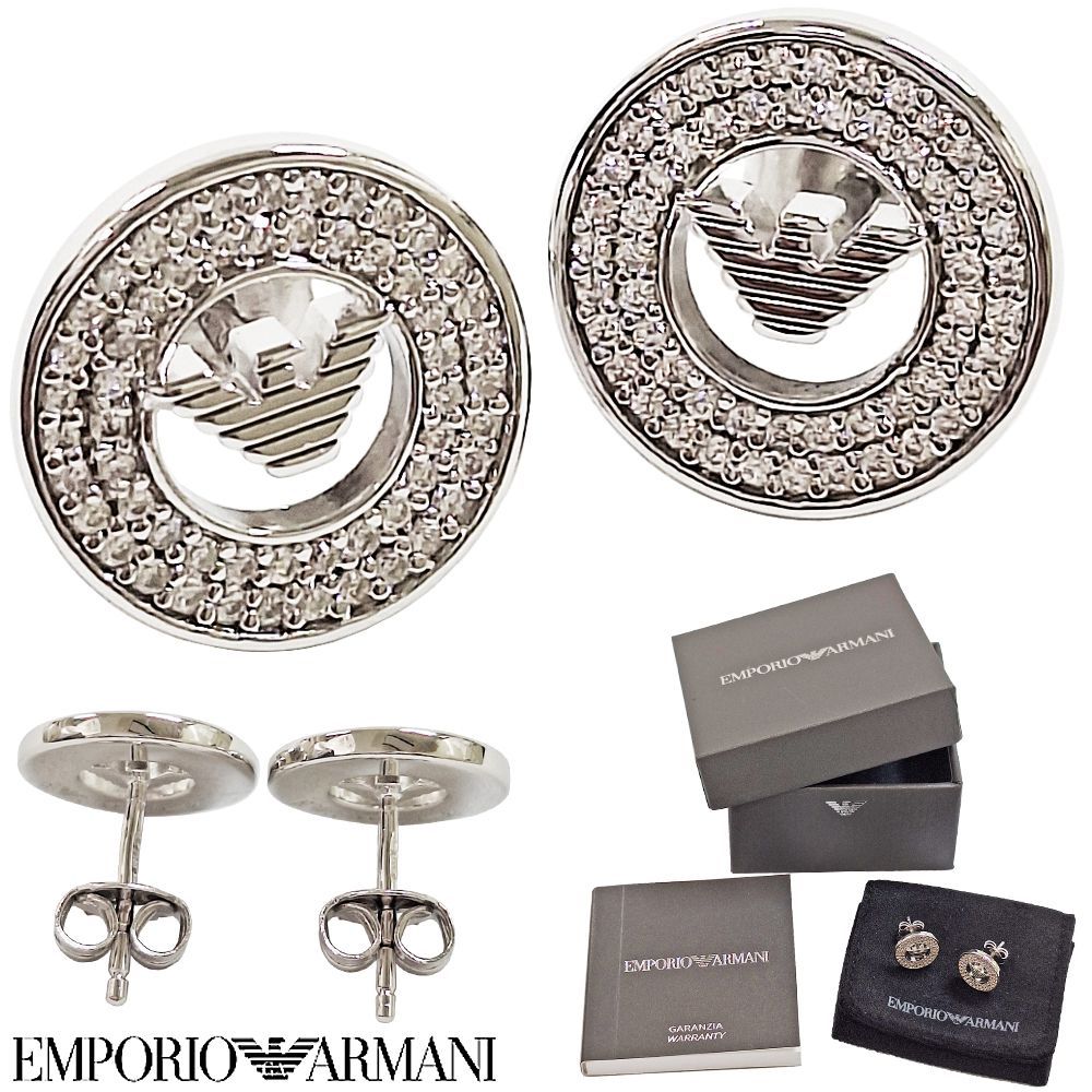 美品☆エンポリオアルマーニ☆ピアス エンポリオアルマーニ EMPORIO ARMANI アクセサリー ピアス