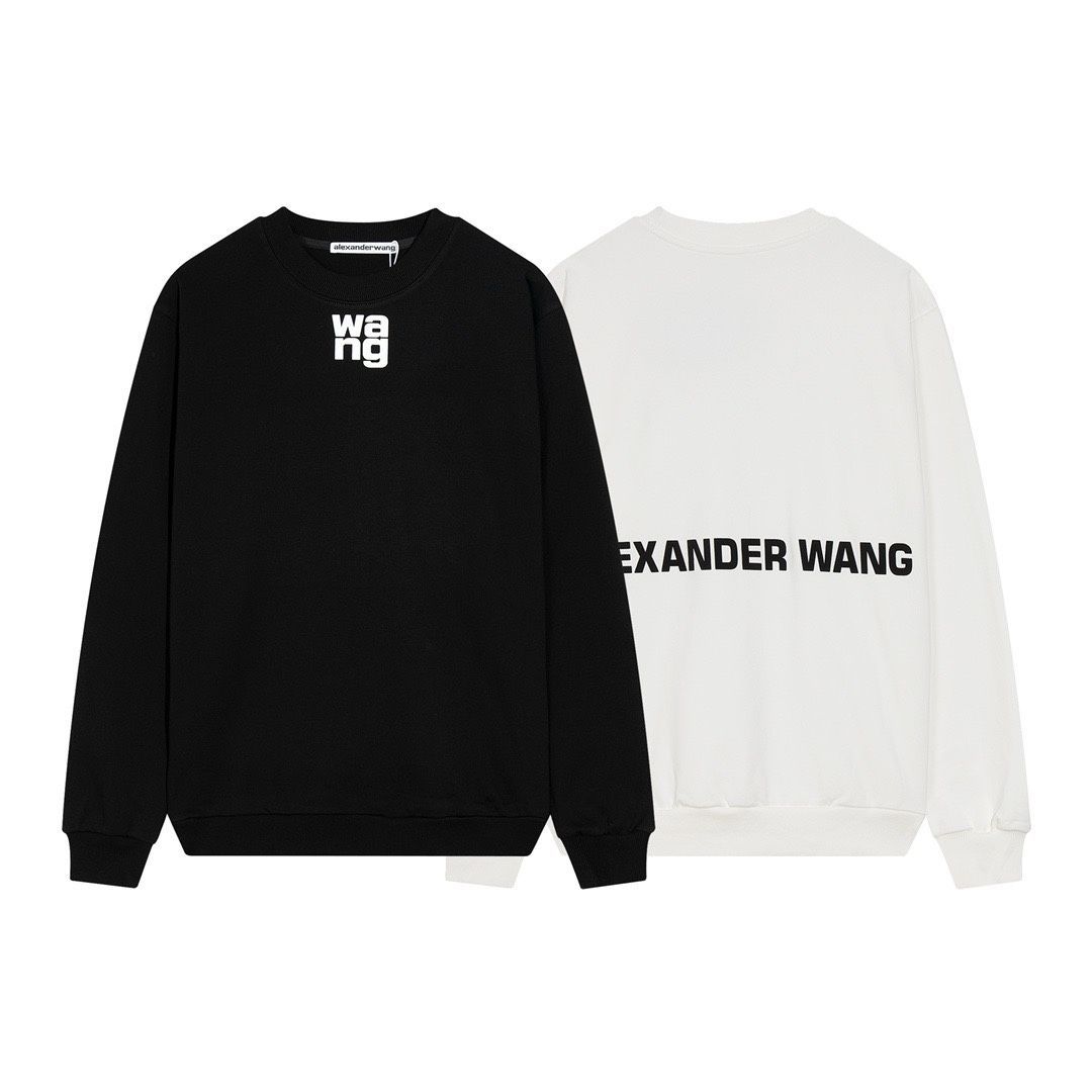 Alexanderwang 24SS ファッション発泡クルーネックスウェットシャツ