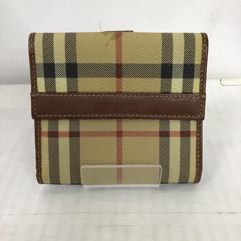BURBERRY】レディース 2つ折り財布 ガマ口 ノバチェック