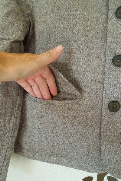 bighug 手織りコットンウールジャケット - メルカリ