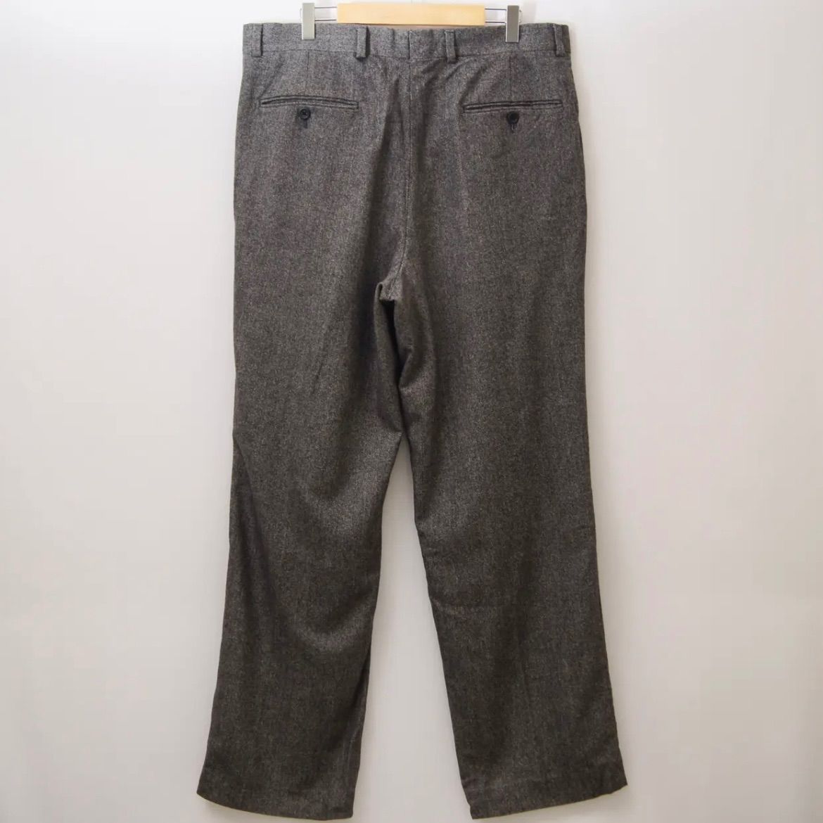 Burberrys バーバリーズ スラックス タックパンツ グレー テーパード