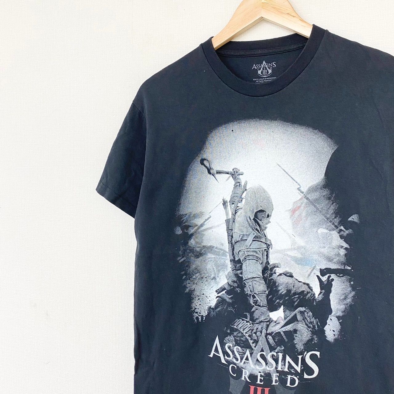 アサシンクリード 3 Tシャツ ゲーム キャラクター プリント 半袖 M 