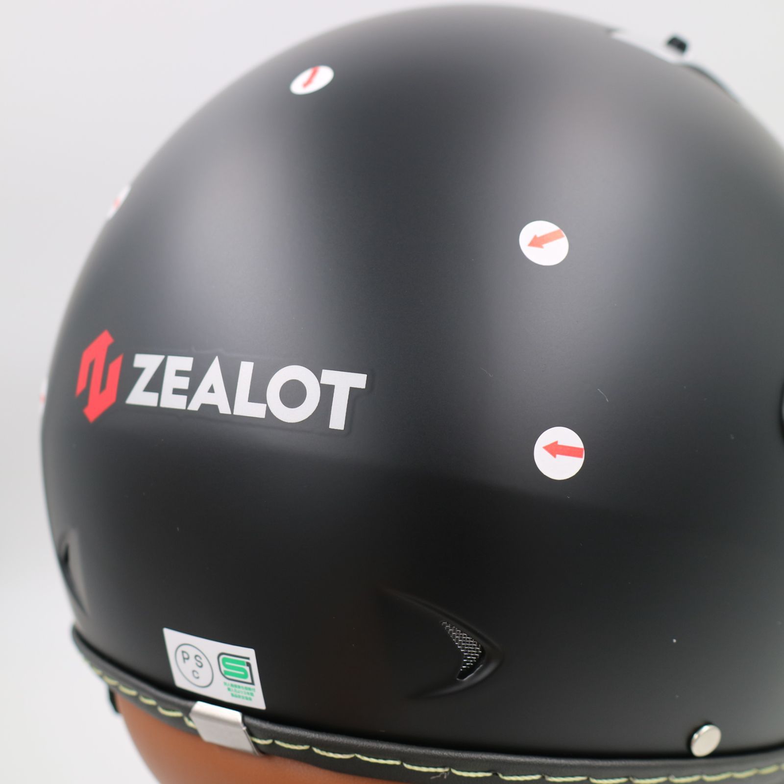 【新品未使用】マットブラック ジェットヘルメット シールド付き ZEALOT ZEALOT ジルライド2 インナーシールドジェット MATT BLACK M