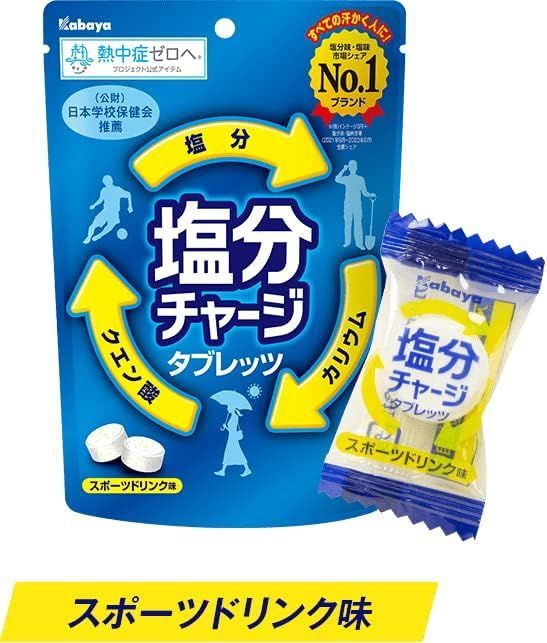 Kabaya - 54袋塩分チャージタブレッツ 81gカバヤ沖縄限定　シークヮーサー味 chibayaa_10661453-6