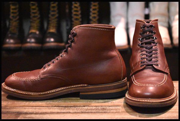 6.5D 良品 旧ロゴ】Alden オールデン 405 インディーブーツ ブラウン 