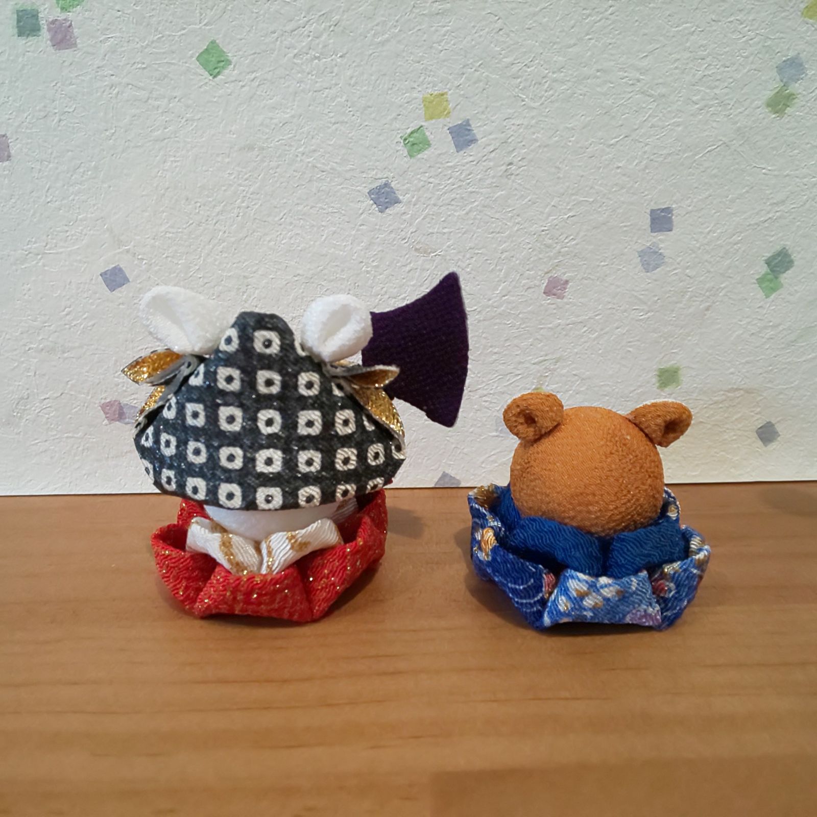 つまみ細工♡うさぎの五月人形&鯉のぼり&くまさん＊金太郎ver