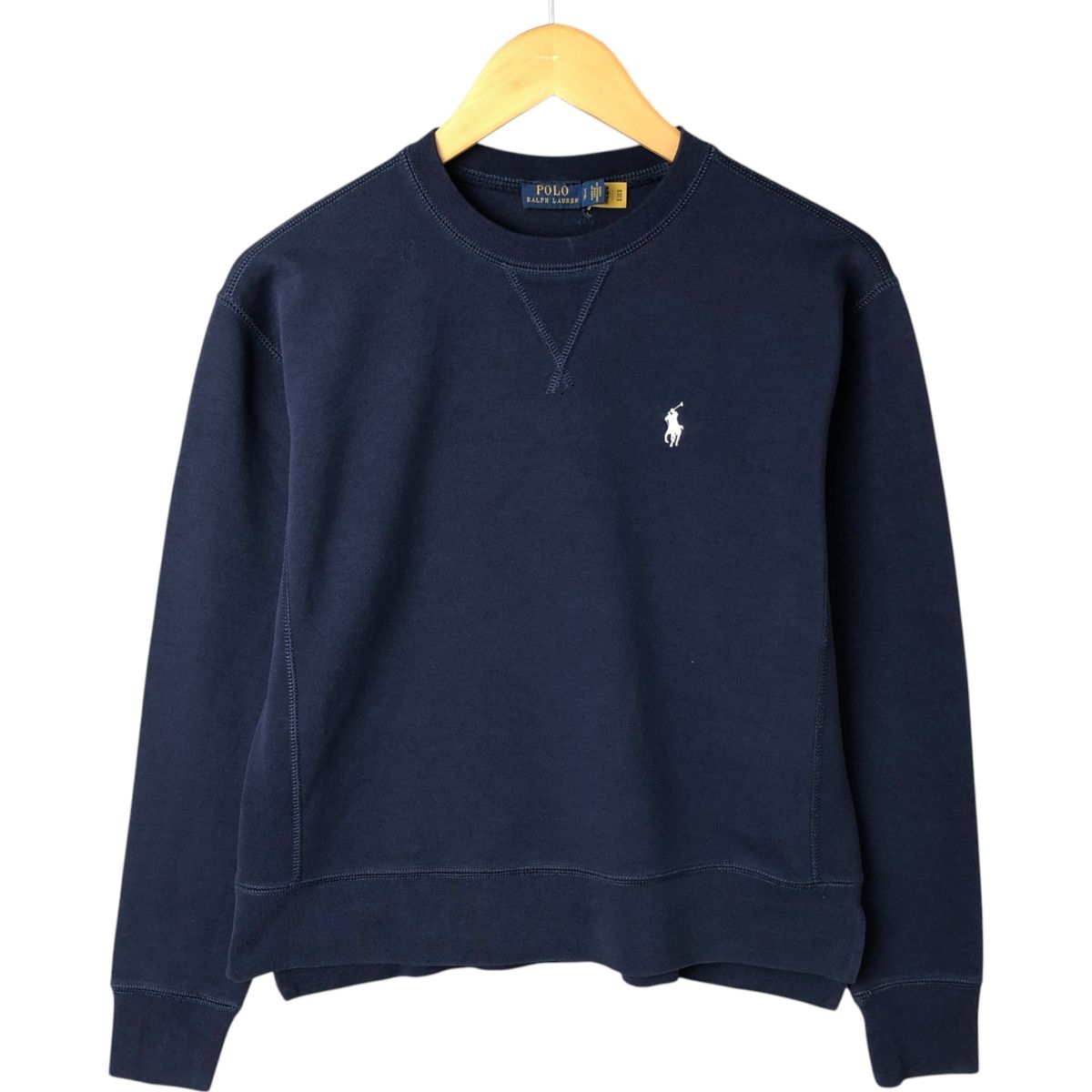古着 ラルフローレン Ralph Lauren POLO RALPH LAUREN ワンポイントロゴスウェットシャツ トレーナー レディースS相当|eaa549010