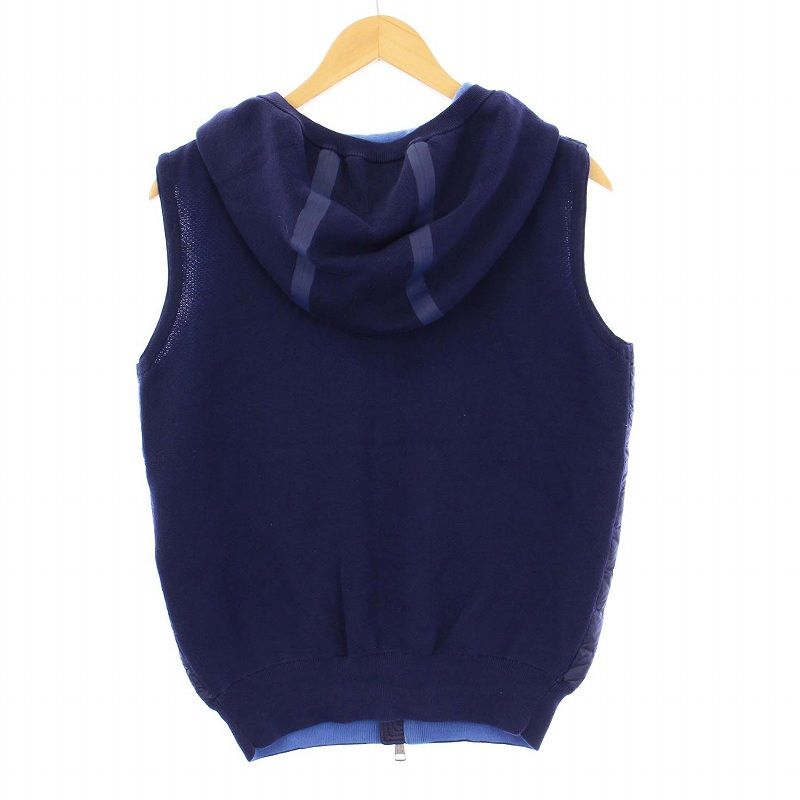 モンクレール　MAGLIA TRICOT GILET VEST ネイビー　M モンクレールMAGLIA TRICOT GILET VEST ネイビーM