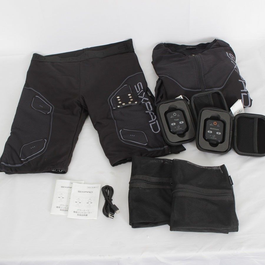 SIXPAD Powersuit Top Bottom セット メンズ L シックスパッド パワー