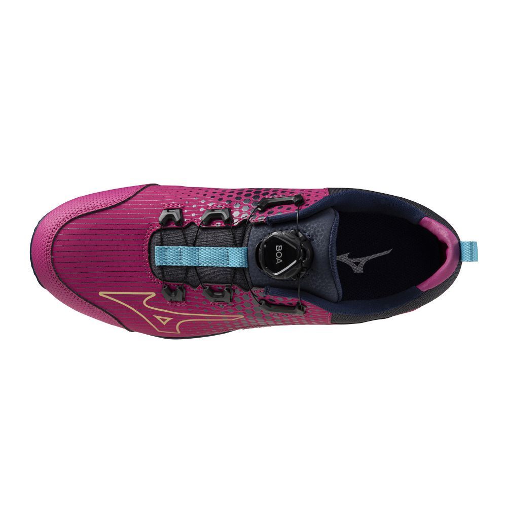 MIZUNO TDII51L BOA F1GA241350 ピンク×ゴールド ミズノ 安全靴