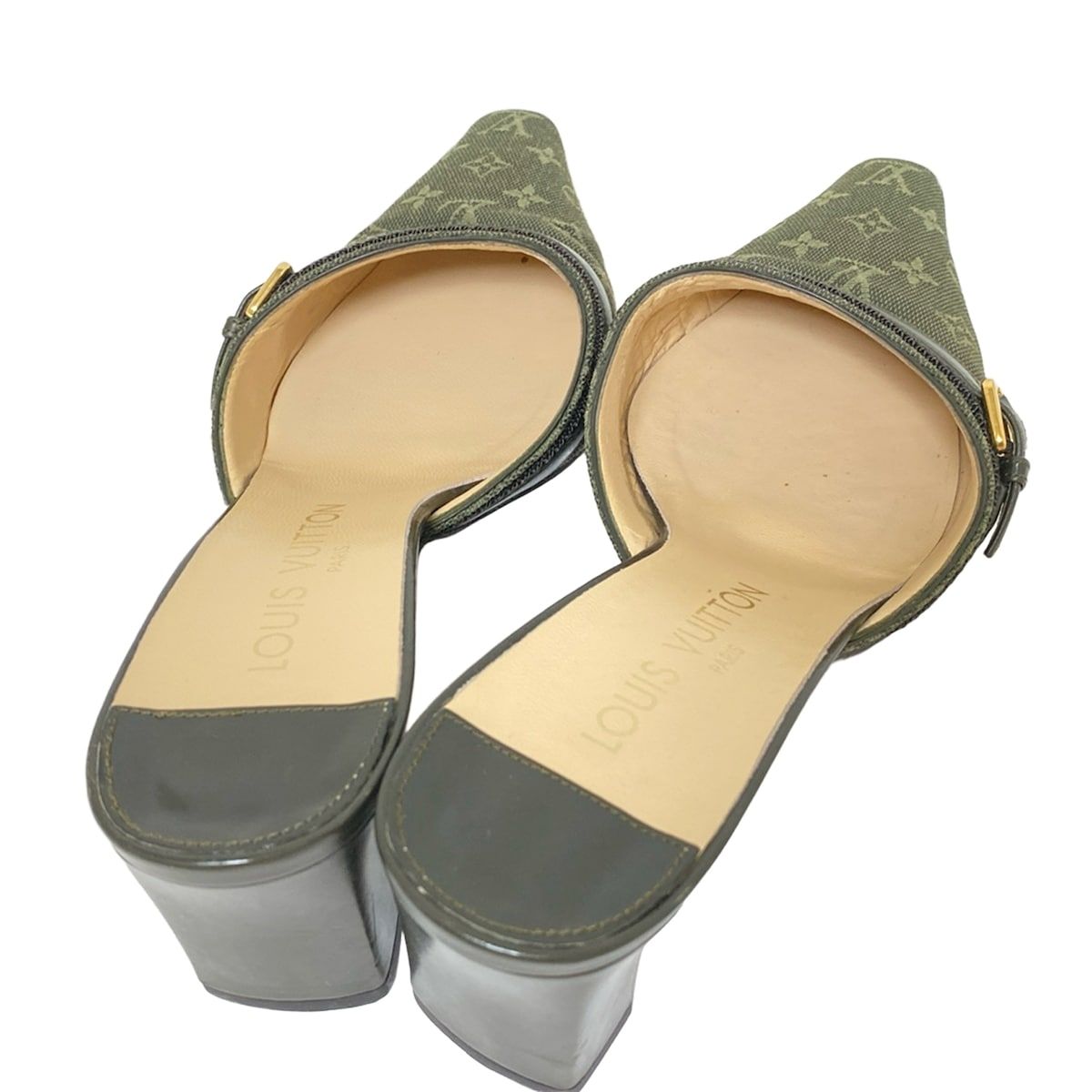 LOUIS VUITTON(ルイヴィトン) ミュール 35 レディース - TSTカーキ  