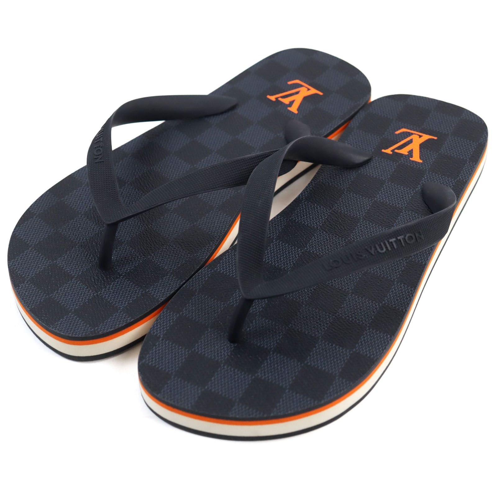 美品○LOUIS VUITTON ルイヴィトン モリトール・ライン ラバー LVロゴ 