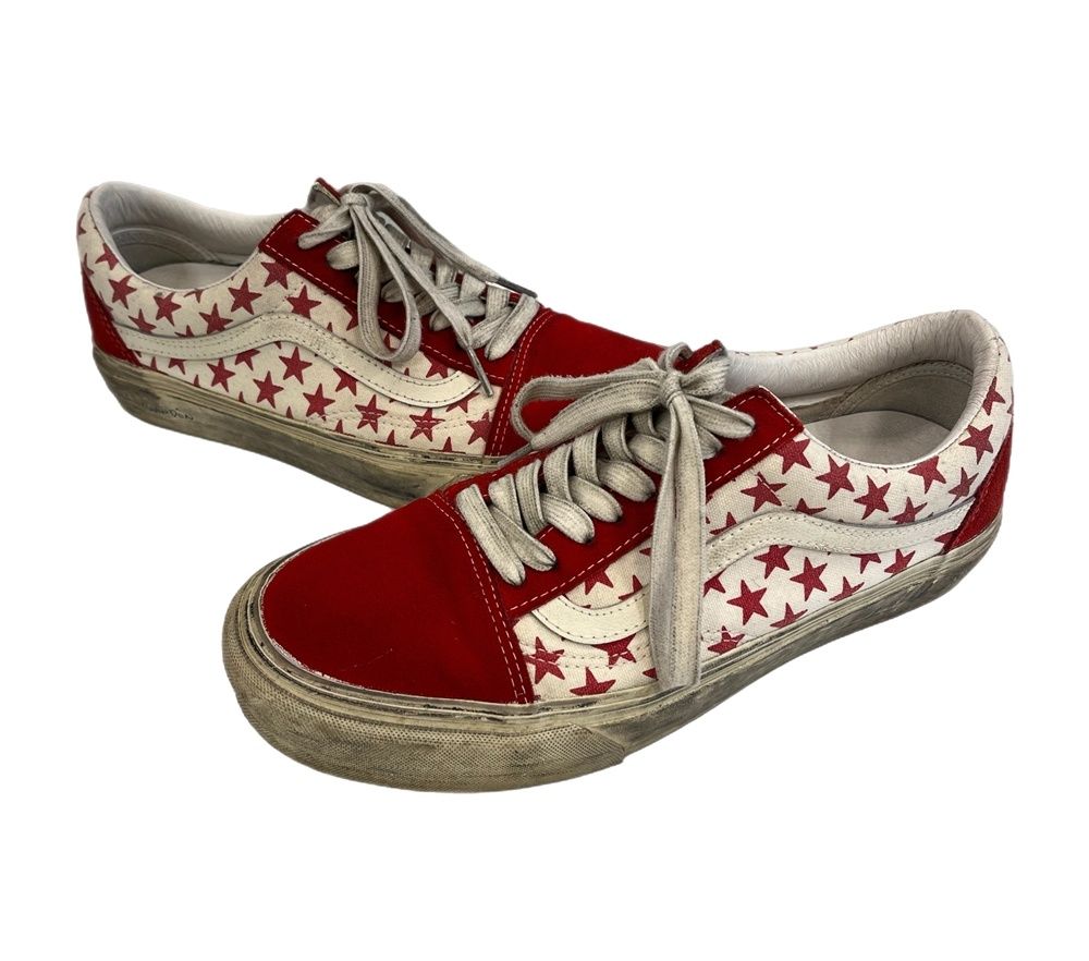 ヴァンズ VANS Bianca Chandon × Vault by Vans Old Skool VLT LX ビアンカ シャンドン × ボルト バイ バンズ オールドスクール VLT LX メンズ靴 スニーカー レッド 27 101sh-2321