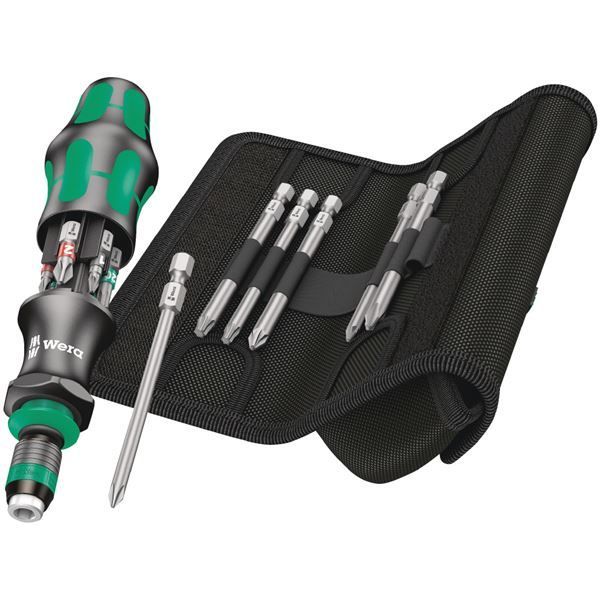 WERA ヴェラ 13点組 1|4HEX ドライバービットセット クラフトフォームハンドル付き 051017 工具 ツール DIY 作業工具 道具