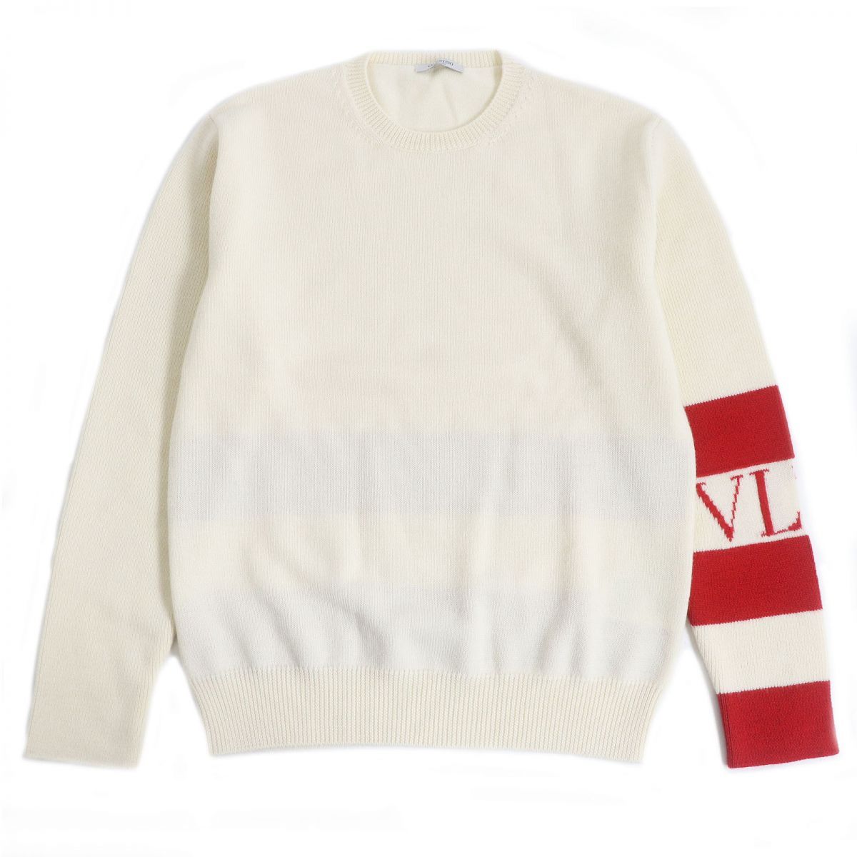 極美品□21AW VALENTINO ヴァレンティノ WV3KC15K7HN VLTNロゴ ライン 