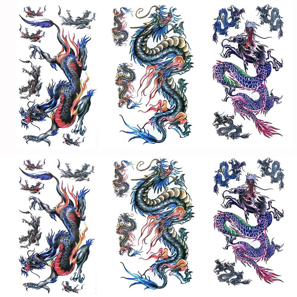 彫竜刺青原画３枚セットサイズA4 彫竜刺青原画3枚セットサイズA4