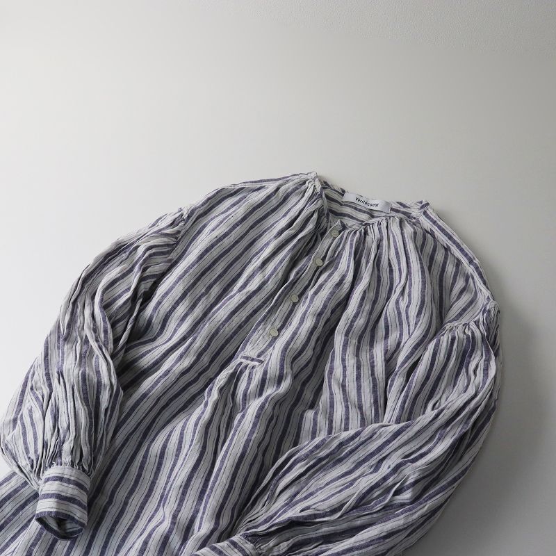 Veritecoeur ヴェリテクール リトアニアリネンチュニック　st-081 Veritecoeur(ヴェリテクール)【BASIC】リトアニアリネンギャザー