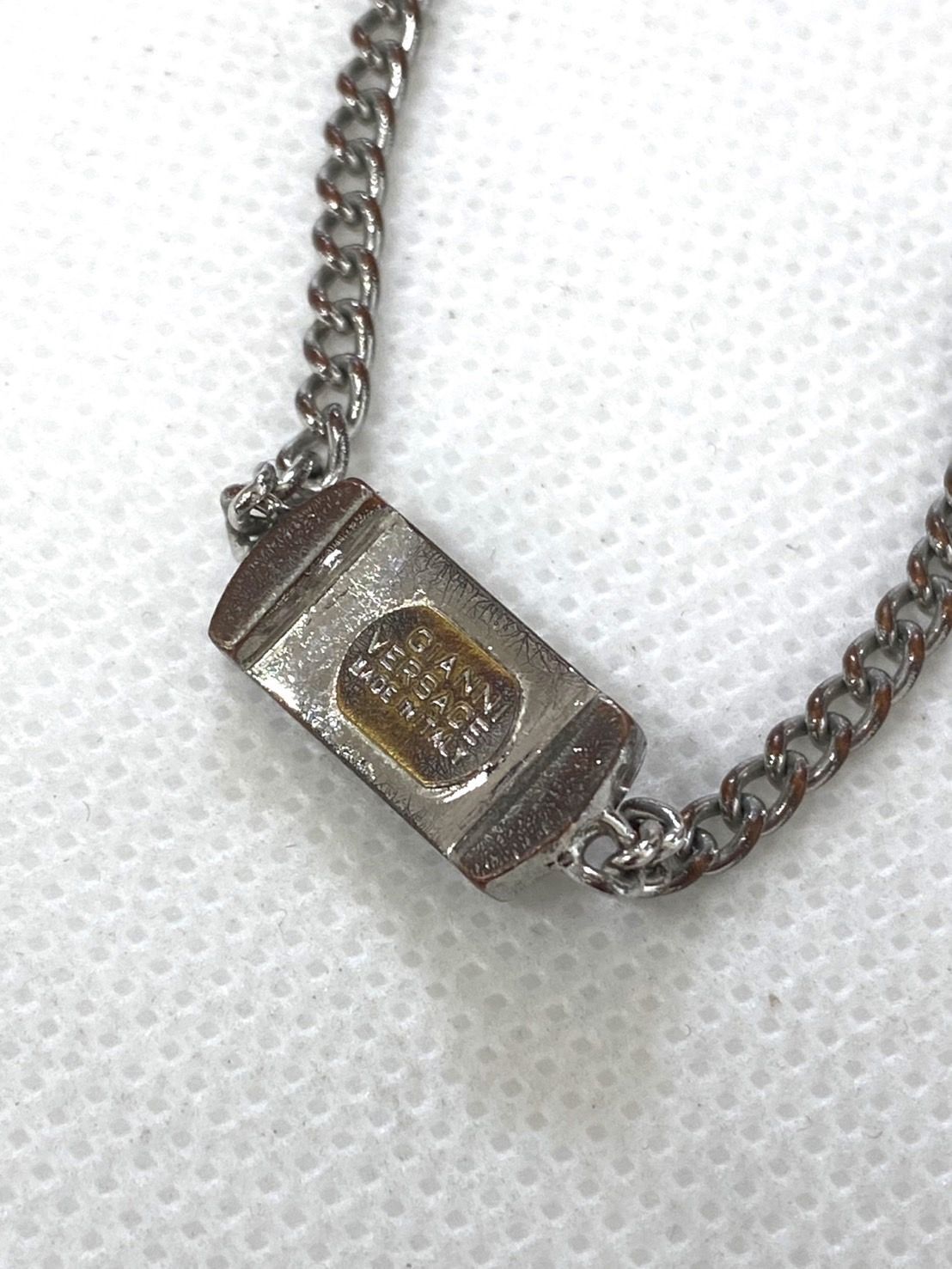 【美品】ジャンニ ヴェルサーチ メデューサ ブレスレット　シルバー GIANNI VERSACE ジャンニ ヴェルサーチ メデューサ ブレスレット