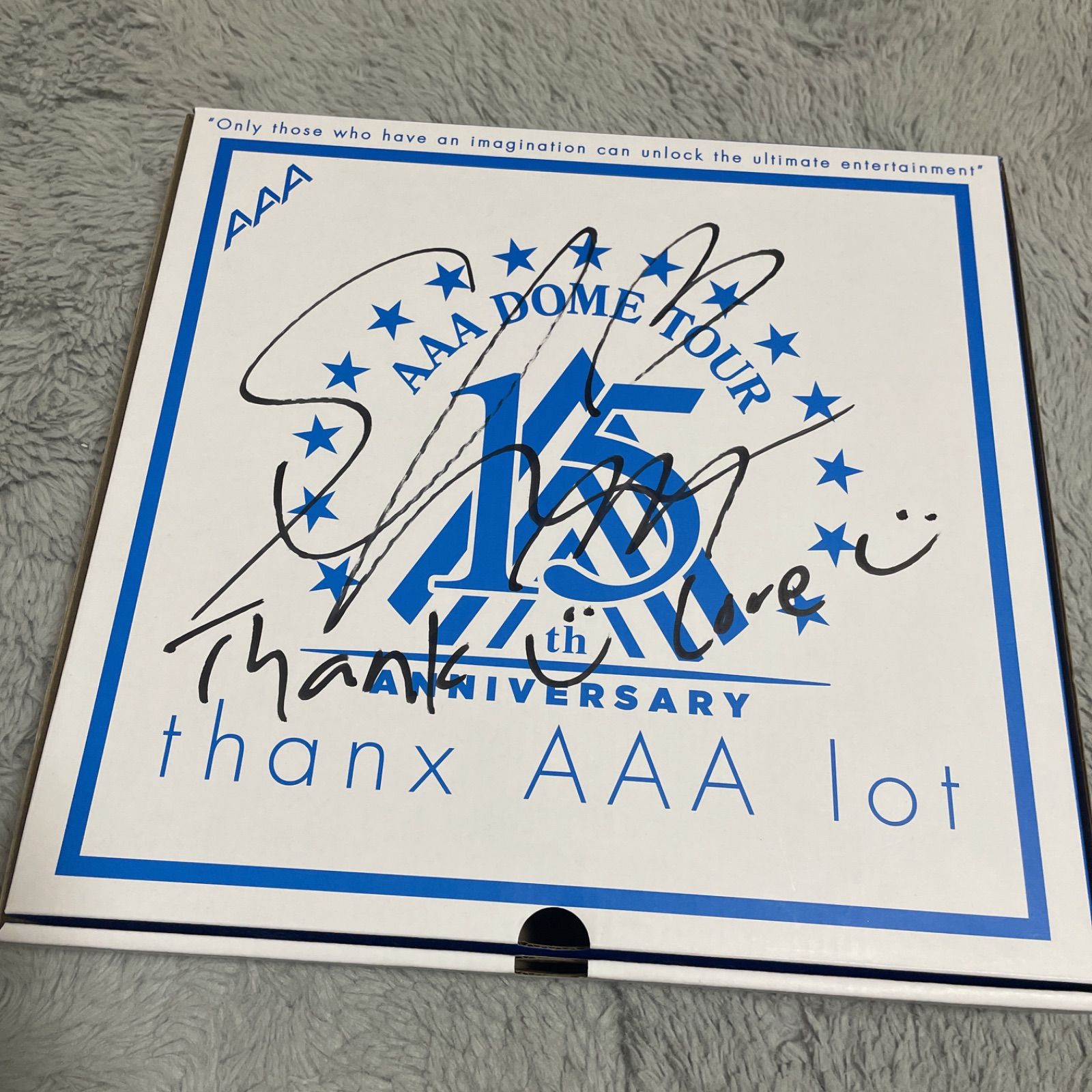 ソロライブ　生写真（與真司郎直筆サイン入り）sサイズ 與真司郎サイン入り ソロライブ 生写真（與真司郎直筆サイン入り）s