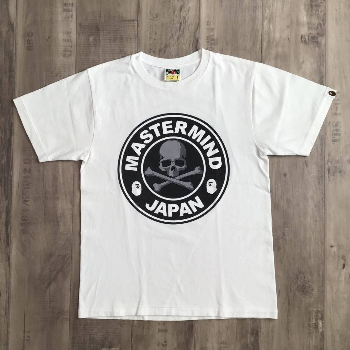 ★激レア★ Mastermind × BAPE Tシャツ Sサイズ マスターマインド a bathing ape エイプ ベイプ アベイシングエイプ  MMJ Skull NIGO