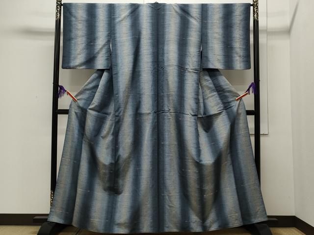 平和屋着物○上質な紬 吉祥間道 正絹 逸品 CAAY5050ut