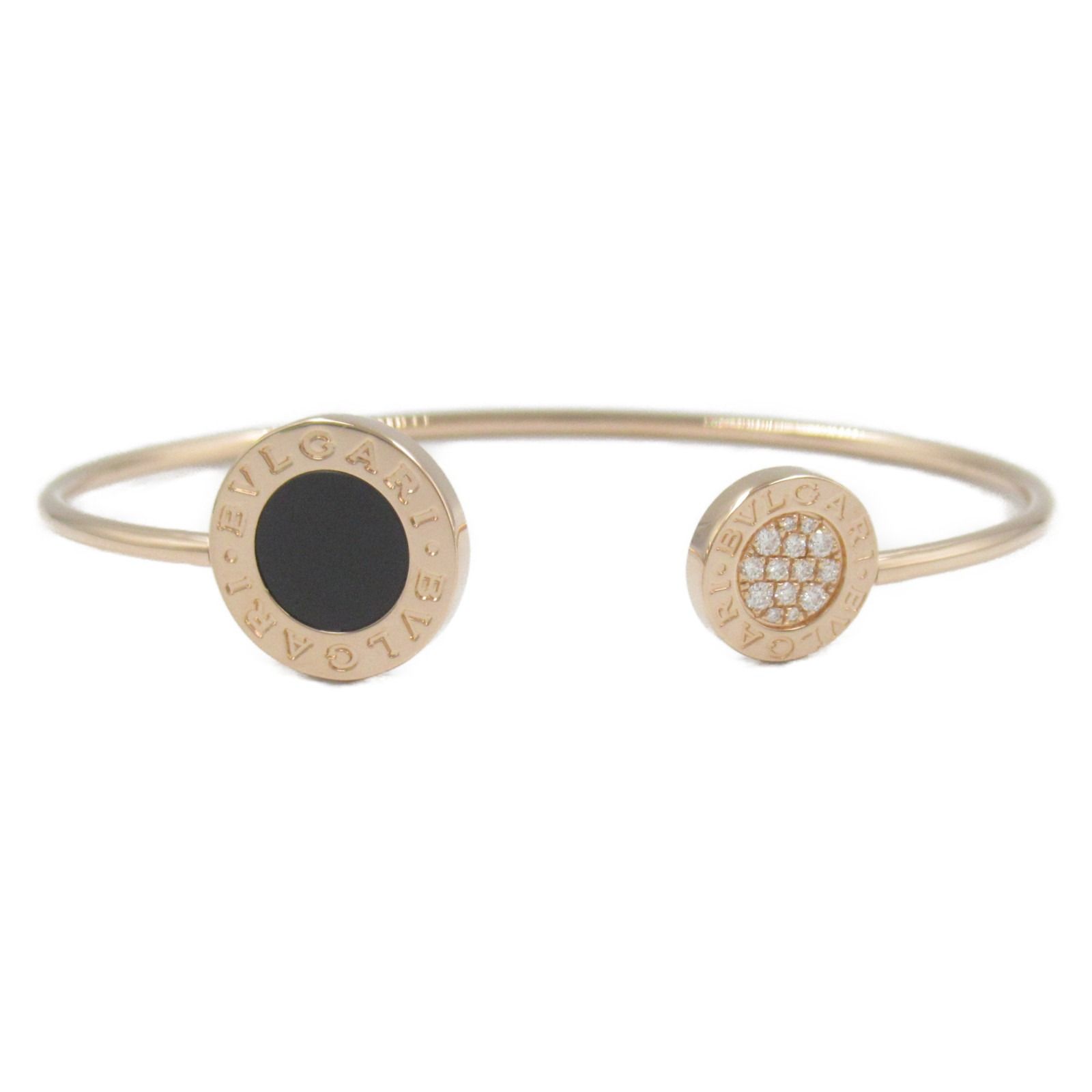 ブルガリ BVLGARI バングル ブルガリブルガリ オニキス ダイヤ 