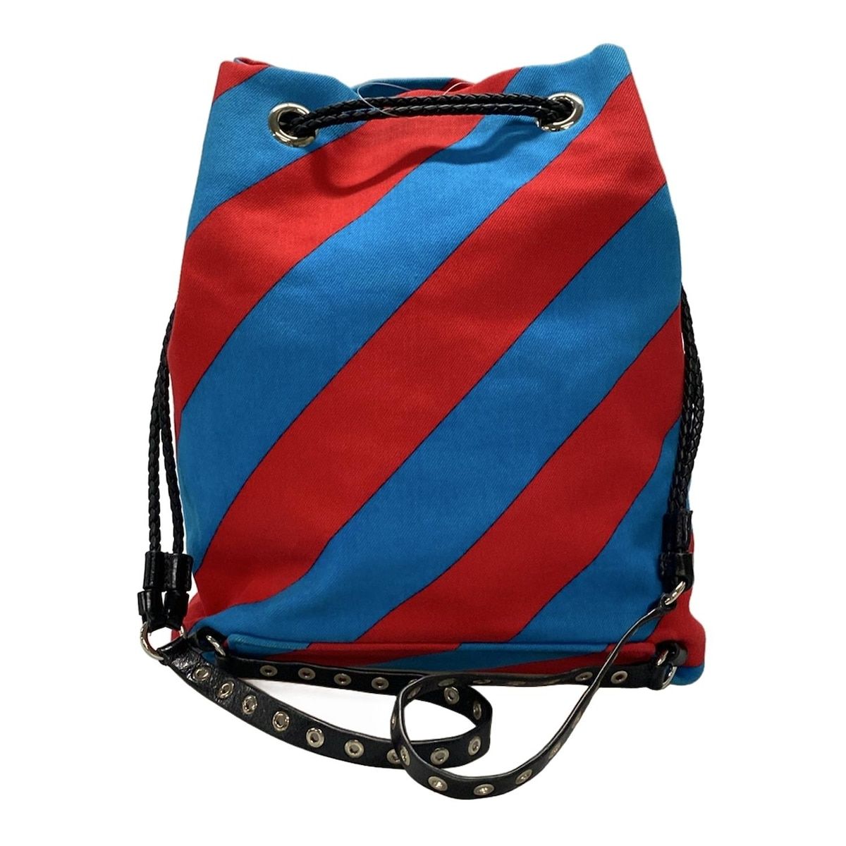 miumiu(ミュウミュウ) リュックサック - 5BZ006 ブルー×レッド×マルチ