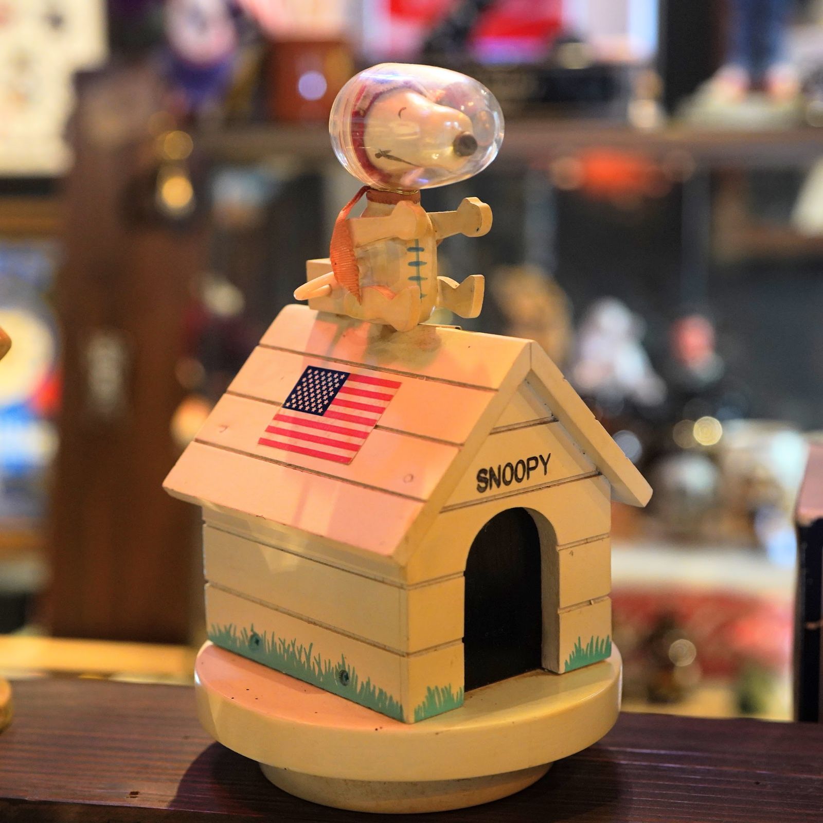 1969 Astronaut Snoopy Music Box オルゴール スヌーピー アストロ