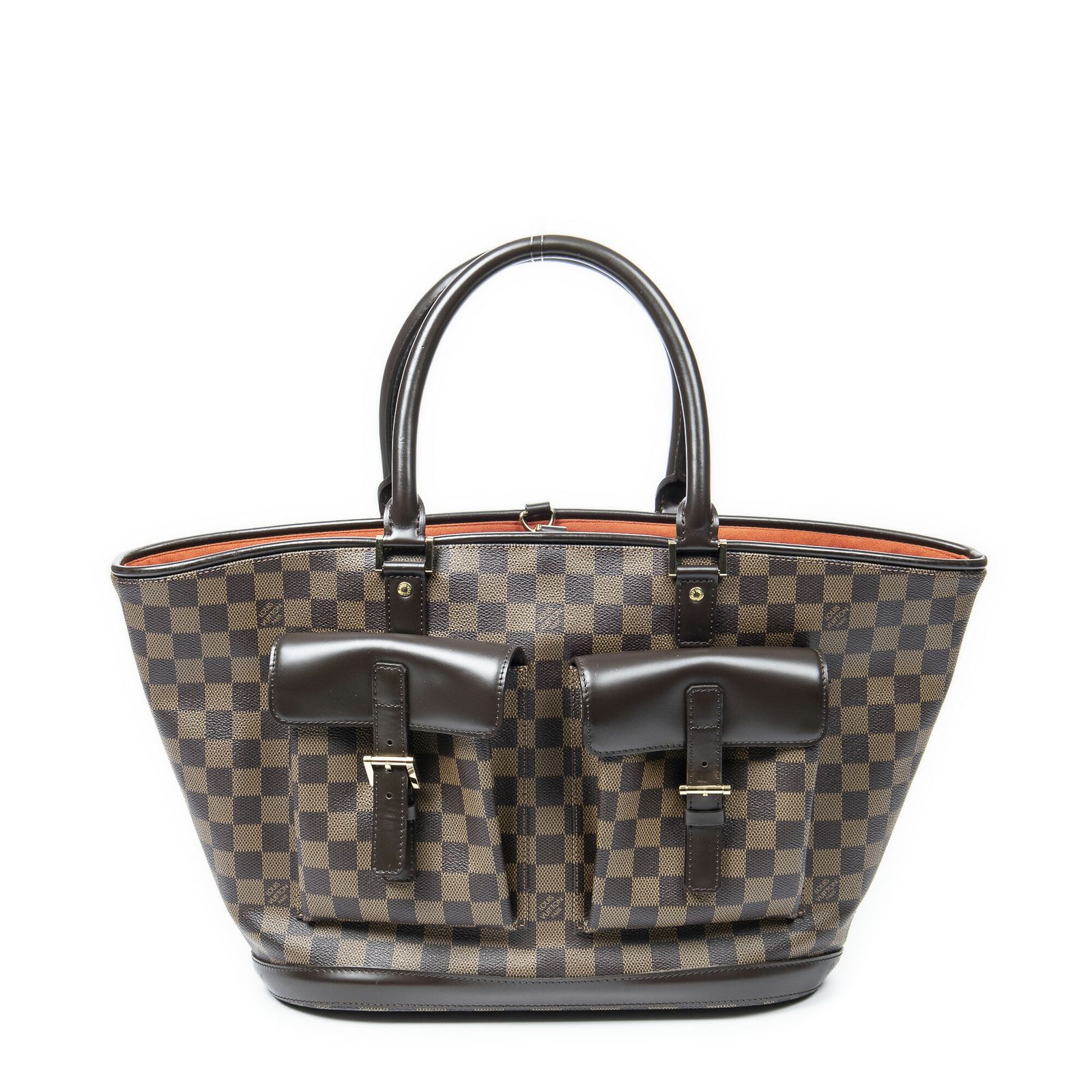 LOUIS VUITTON ルイヴィトンマノスク茶色ダミエ エベヌA