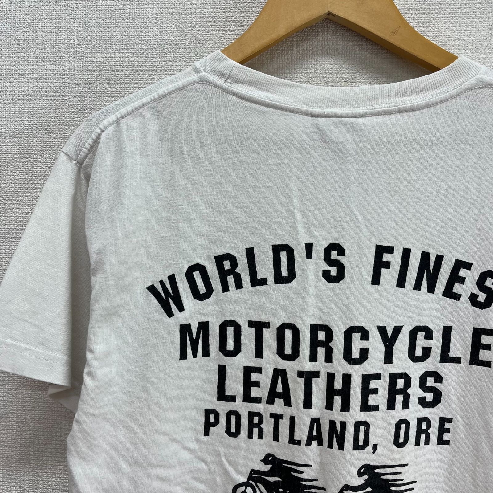 ラングリッツレザー半袖Tシャツ XL Leathers Langlitz ラングリッツ 