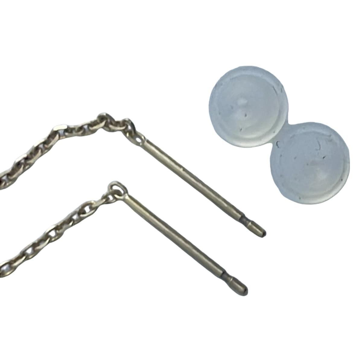  agete アガット ピアス - K 10 YG×ライトグリーン ピアス(両耳用) アクセサリー