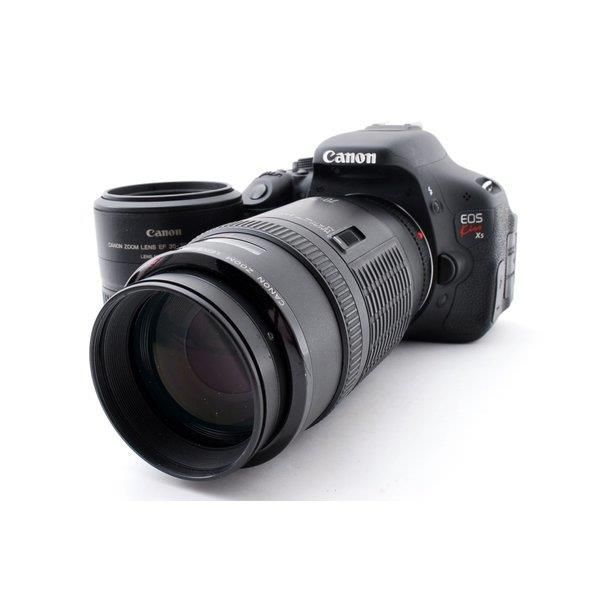 キヤノン Canon EOS Kiss X5 標準&望遠ダブルズームセット 美品