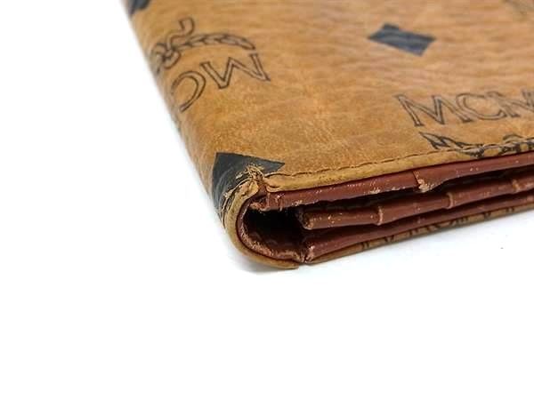 MCM エムシーエム モノグラム ヴィセトス柄 レザー 二つ折り 長