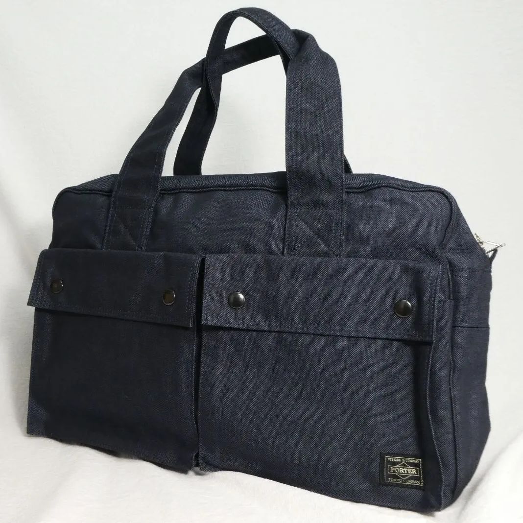 ポーター PORTER SMOKY スモーキー　ボストンバッグ　ネイビー