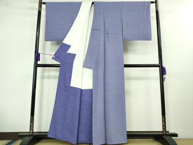 平和屋本店□極上 人間国宝 小宮康孝 江戸小紋 菊菱 高島屋扱い 逸品